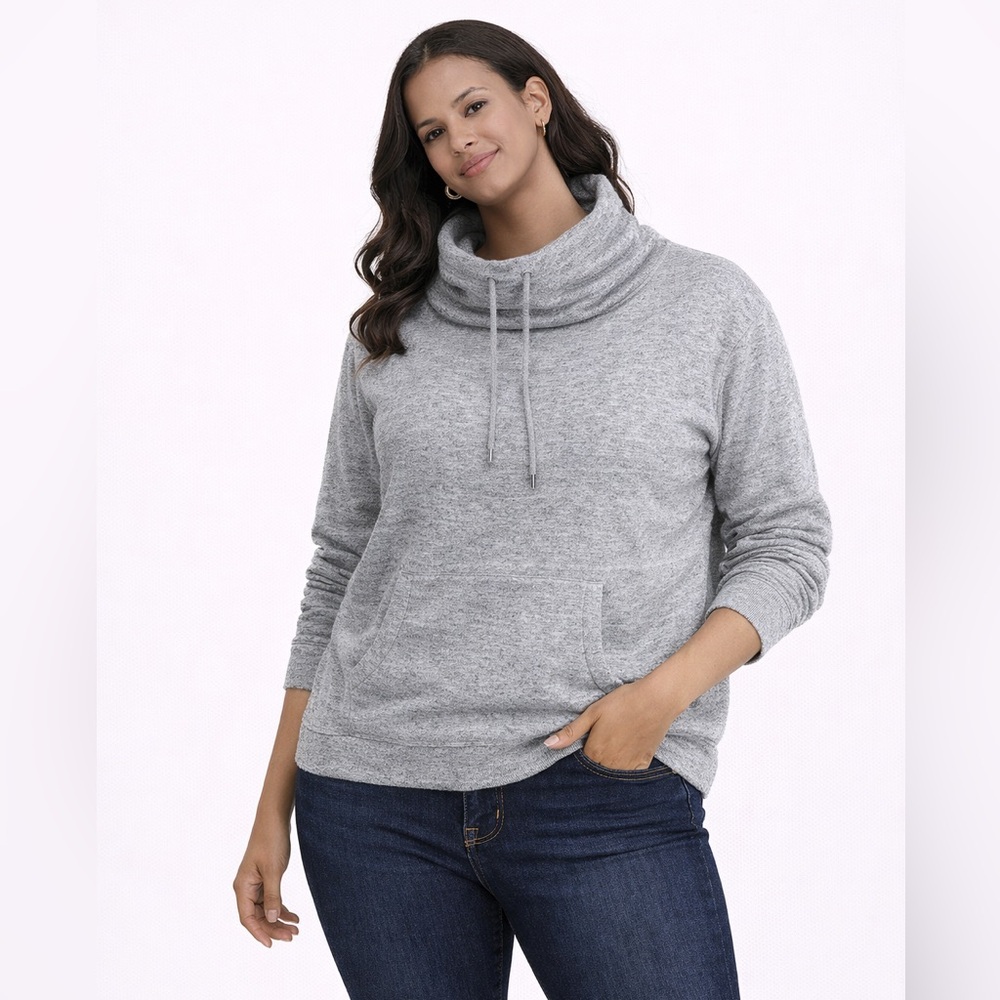 ARDENE Heather Gray Knit Top